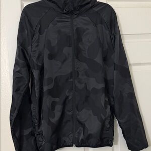 Men's Jordan Black Camo Lightweight Windbreaker Jacket